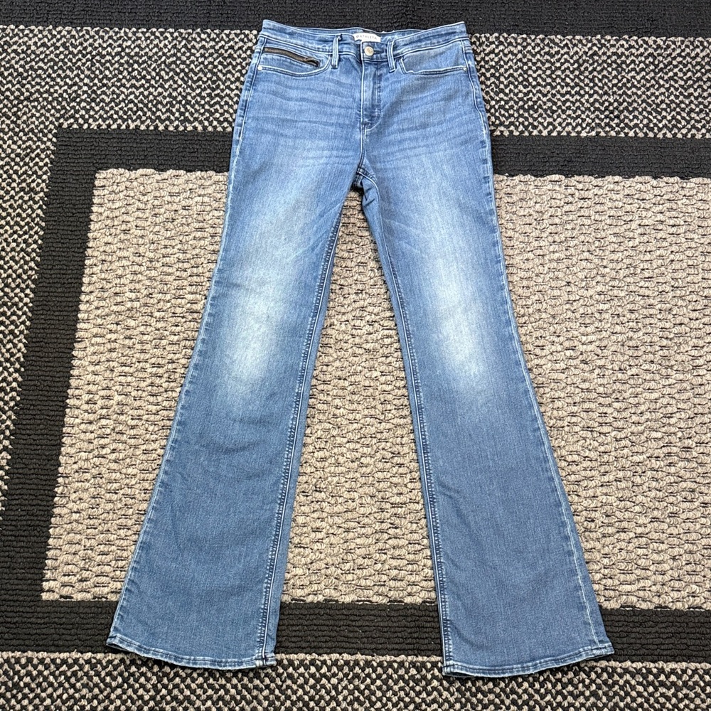 Athleta Sculptek Flare Jeans Women’s Sz 8T Stretch High Rise Flare Casual Y2K